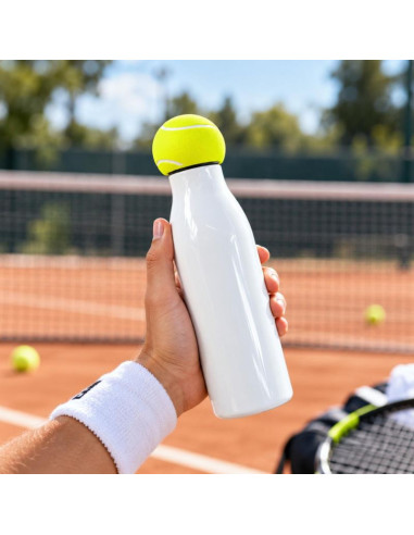 Butelka termiczna 550ml piłka tenis ziemny stamina