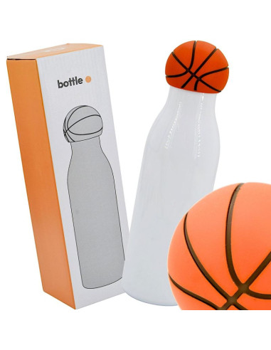 Butelka termiczna 550ml piłka koszykowa stamina
