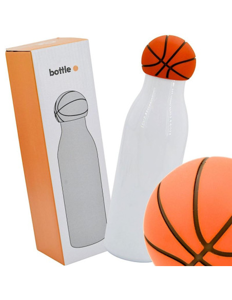 Butelka termiczna 550ml piłka koszykowa stamina