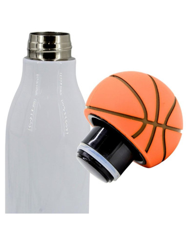 Butelka termiczna 550ml piłka koszykowa stamina