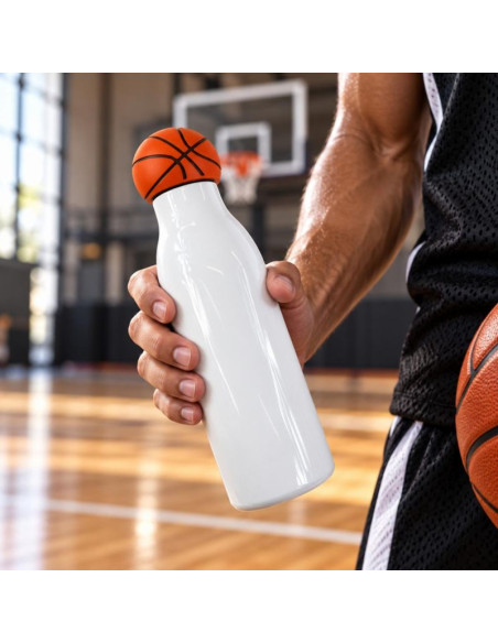 Butelka termiczna 550ml piłka koszykowa stamina