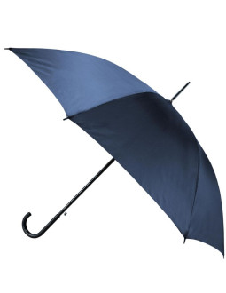 Parasol długi półautomatyczny z zawijaną rączką granatowy semi line 2