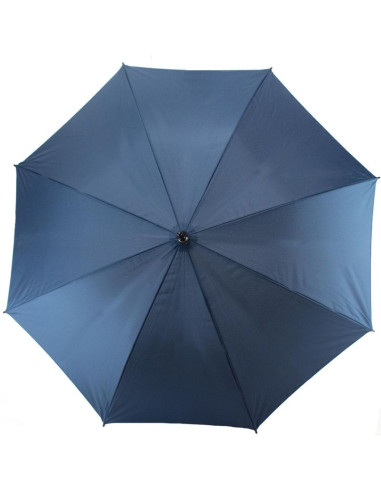 Parasol długi półautomatyczny z zawijaną rączką granatowy semi line