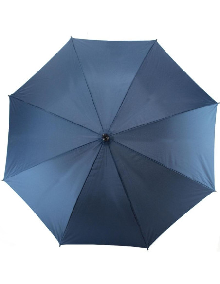 Parasol długi półautomatyczny z zawijaną rączką granatowy semi line