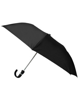 Parasol krótki półautomatyczny z zawijaną rączką czarny semi line 2