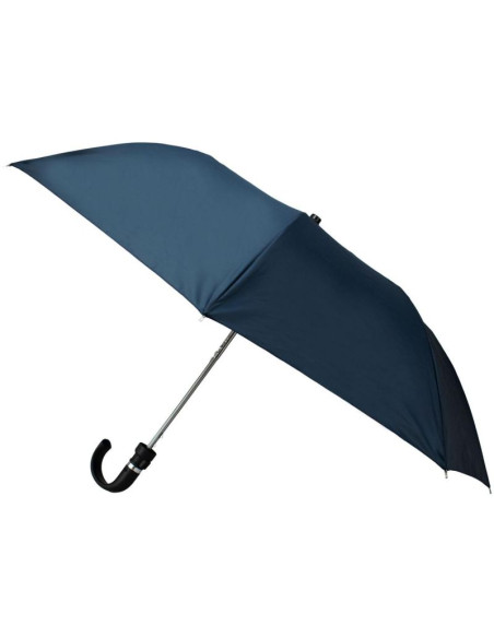 Parasol krótki półautomatyczny z zawijaną rączką granatowy semi line