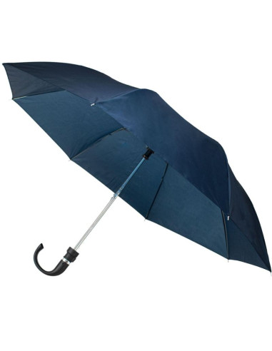 Parasol krótki półautomatyczny z zawijaną rączką granatowy semi line