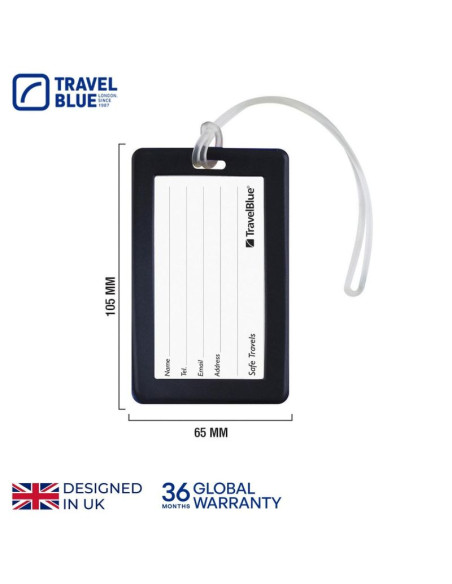 Travel blue identyfikator bagażowy fale