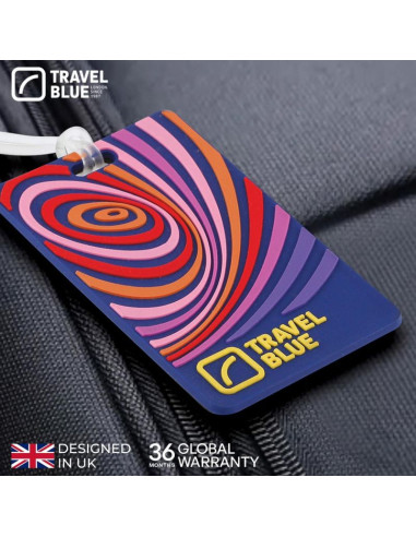 Travel blue identyfikator bagażowy fale