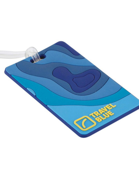 Travel blue identyfikator bagażowy mapy