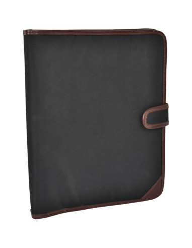 Organizer / portfolio brązowo-czarny semi line