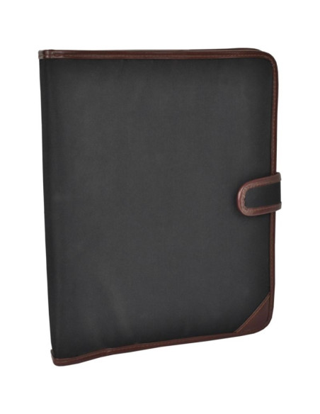 Organizer / portfolio brązowo-czarny semi line