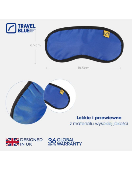 Travel blue maska na oczy