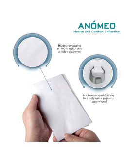 Higieniczna nakladka toaletowa 38x46cm (10szt.) anomeo 2