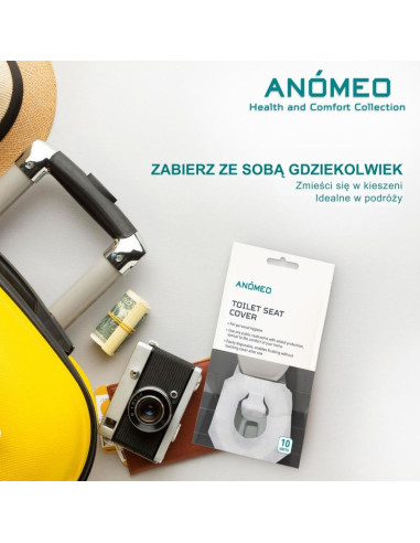 Higieniczna nakladka toaletowa 38x46cm (10szt.) anomeo