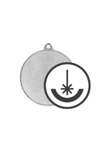 Medal stalowy grawerowany laserem- rmi