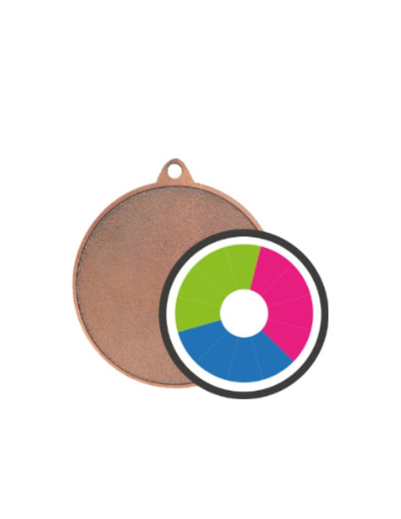 Medal metalowy z nadrukiem kolorowym luxorjet