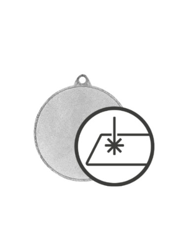 Medal metalowy z grawerowaniem na laminacie