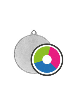 Medal metalowy z nadrukiem kolorowym luxorjet