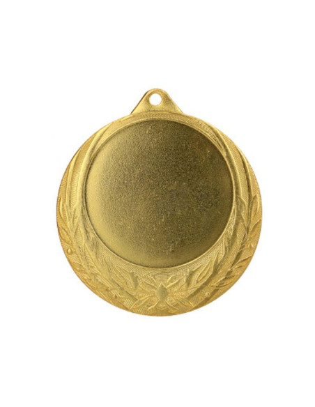 Medal złoty ogólny z miejscem na emblemat 50 mm - medal stalowy