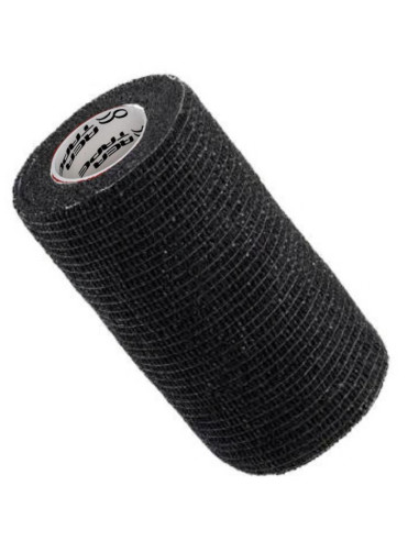 Rea tape bandaż elastyczny cohesive band samoprzylepny 4,5m 7,5cm czarny