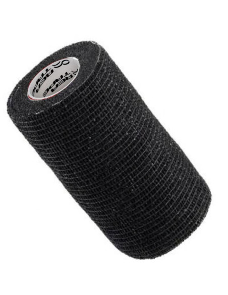 Rea tape bandaż elastyczny cohesive band samoprzylepny 4,5m 7,5cm czarny