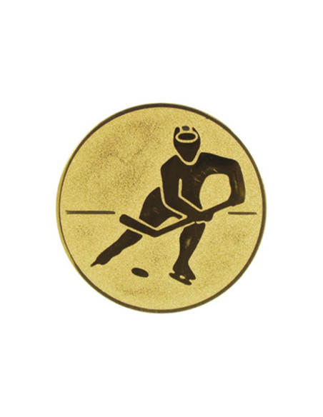 Wklejka aluminiowa - hokeista