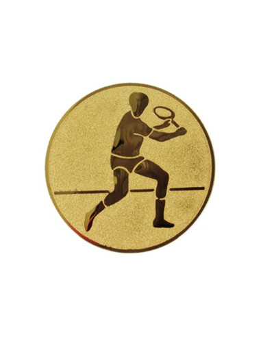 Wklejka aluminiowa - tenis ziemny mężczyzn