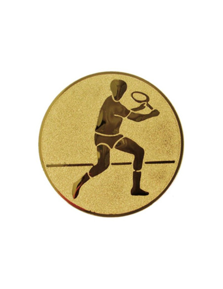 Wklejka aluminiowa - tenis ziemny mężczyzn