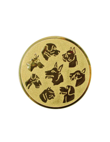 Wklejka aluminiowa - psy