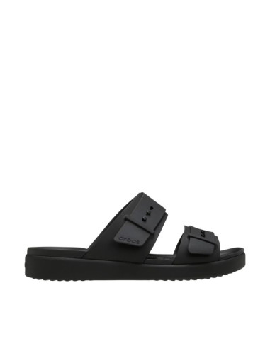 Klapki damskie crocs brooklyn buckle low czarne 211215 001