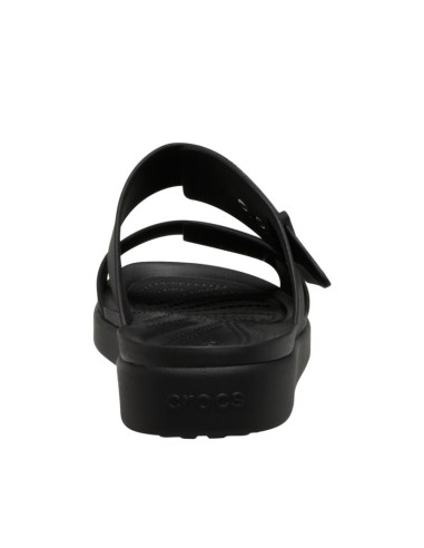 Klapki damskie crocs brooklyn buckle low czarne 211215 001