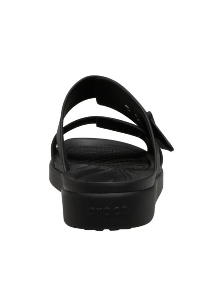 Klapki damskie crocs brooklyn buckle low czarne 211215 001