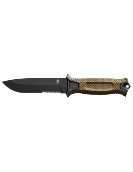 Nóż survivalowy gerber strongarm fixed serrated coyote