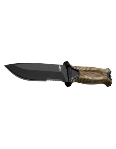 Nóż survivalowy gerber strongarm fixed serrated coyote