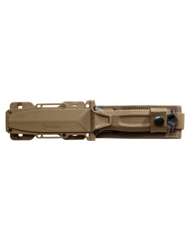 Nóż survivalowy gerber strongarm fixed serrated coyote