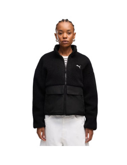 Kurtka damska puma re:fibre sherpa czarna 694567 01