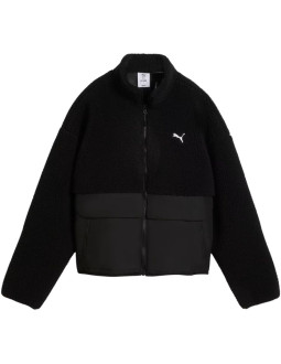 Kurtka damska puma re:fibre sherpa czarna 694567 01 2