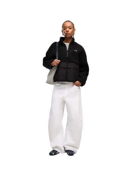 Kurtka damska puma re:fibre sherpa czarna 694567 01