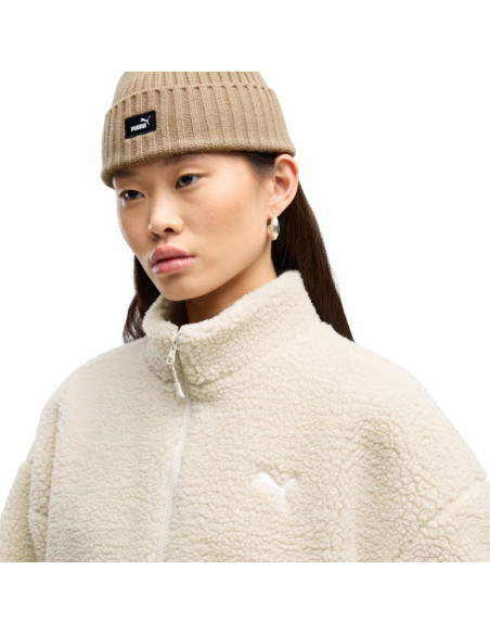 Kurtka damska puma re:fibre sherpa kremowa 694567 87