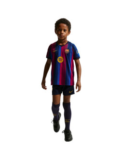 Komplet sportowy dla małych dzieci nike fc barcelona stadium 2026 bordowo-granatowy ii1625 683