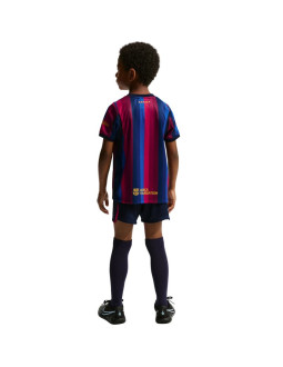 Komplet sportowy dla małych dzieci nike fc barcelona stadium 2026 bordowo-granatowy ii1625 683 2