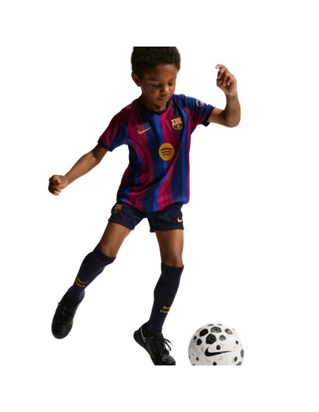 Komplet sportowy dla małych dzieci nike fc barcelona stadium 2026 bordowo-granatowy ii1625 683