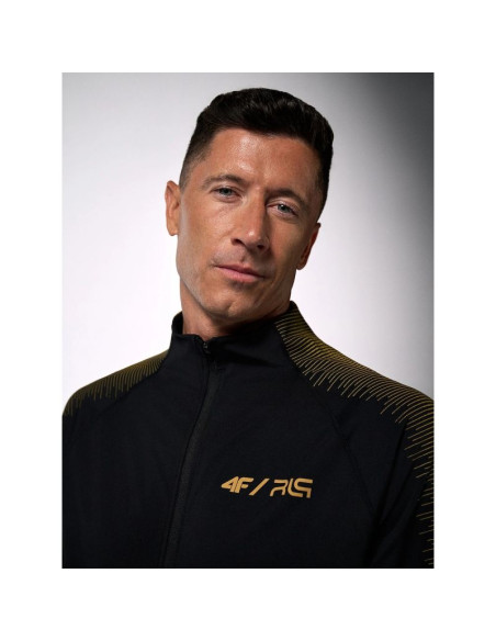 Bluza treningowa regular bez kaptura męska 4f | robert lewandowski rl9sss26tfswm1016-20s