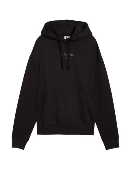 Bluza damska puma ess script comfort hoodie czarna 694136 01