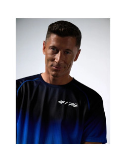 Koszulka treningowa szybkoschnąca męska 4f x robert lewandowski rl9sss26tftsm2467-31a