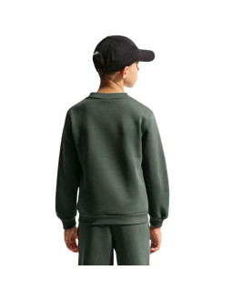 Bluza dla dzieci nike sportswear club fleece ciemnozielona fd3006 305 2