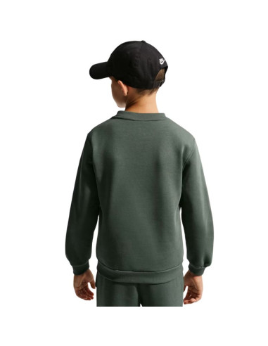 Bluza dla dzieci nike sportswear club fleece ciemnozielona fd3006 305