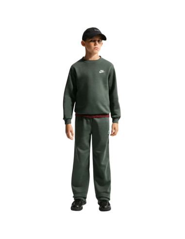 Bluza dla dzieci nike sportswear club fleece ciemnozielona fd3006 305