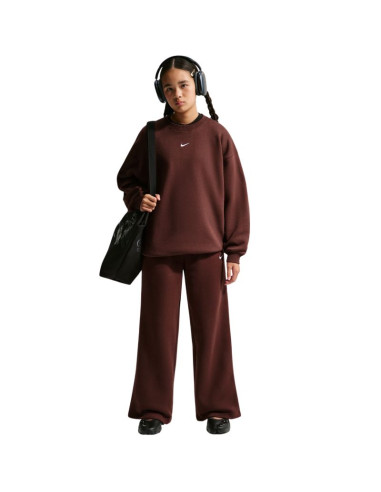 Bluza dla dzieci nike sportswear studio brązowa im4947 658